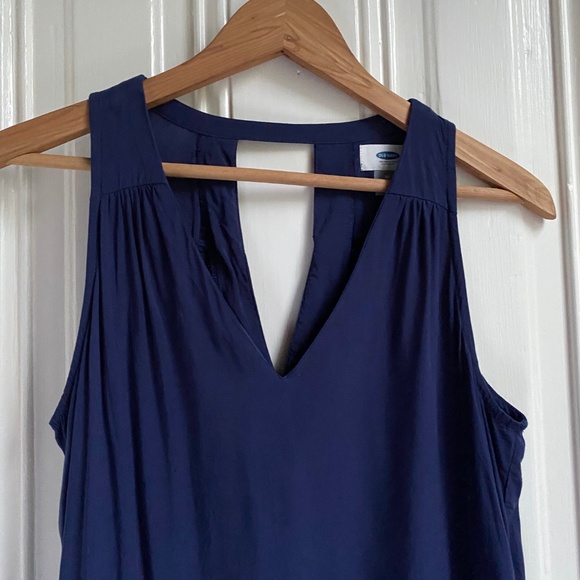 Old Navy Navy Blue Sleeveless Tank Dress - Picture 2 of 8